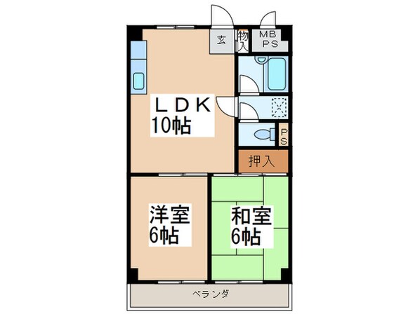 石原第７ビルの物件間取画像